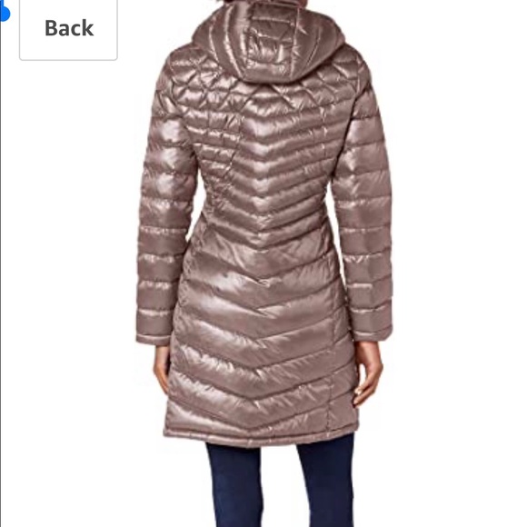 NEW Calvin Klein Down Puffer Long Jacket XS - Picture 4 of 6